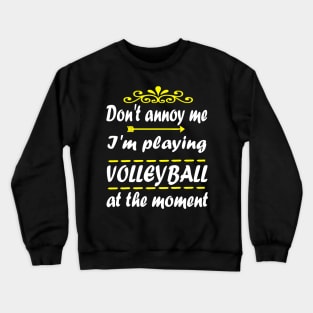 Volleyball beach volleyball sport Crewneck Sweatshirt